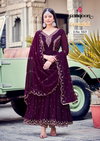 Geetanjali By Rangoon Silk Embroidery Anarkali Readymade Suits Wholesale Shop In Surat